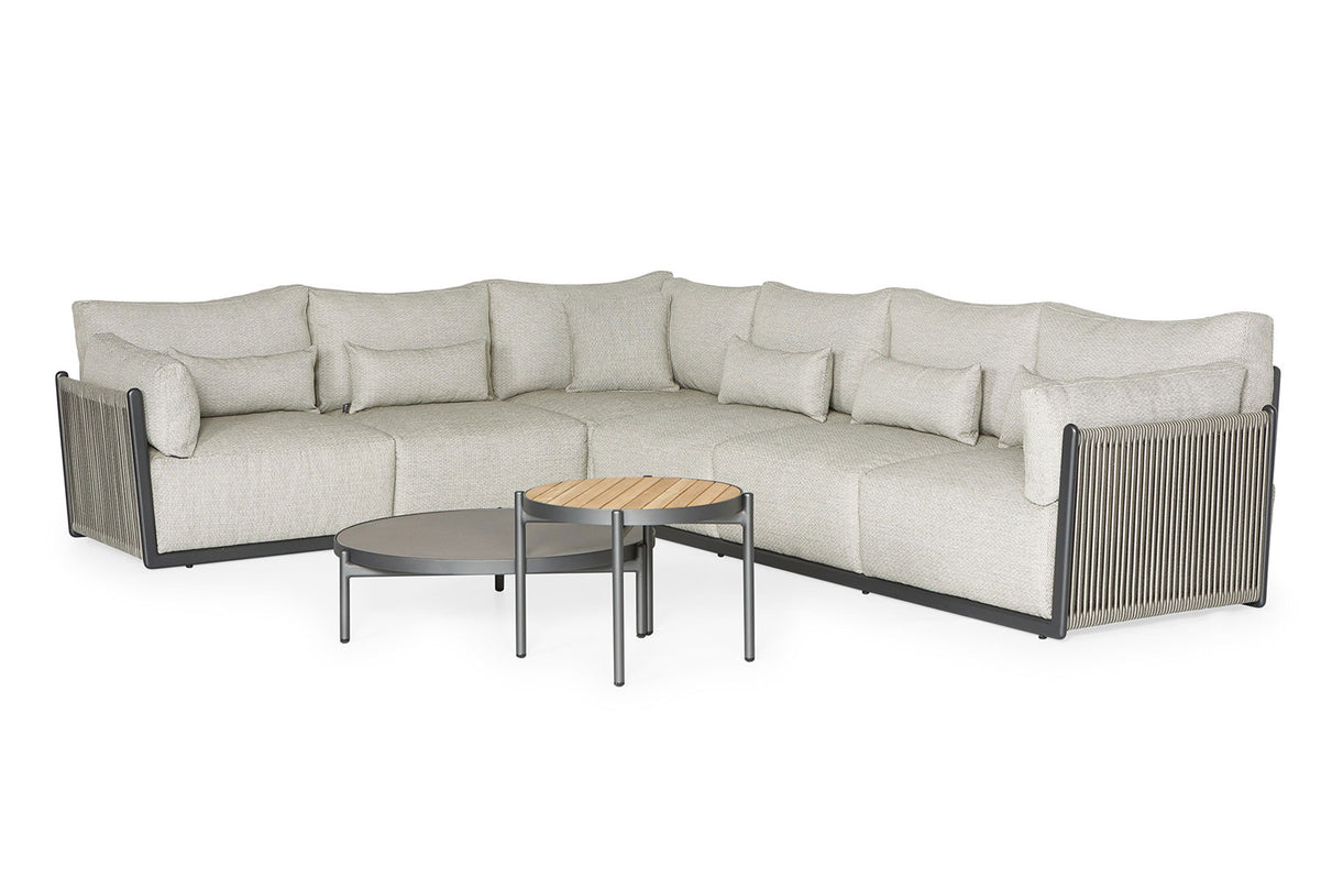 Lounge set Sorrento | Rope | All-Weather pillows