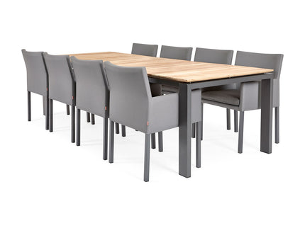 Savona Garden table | 280x100 cm | Mat Royal Gray