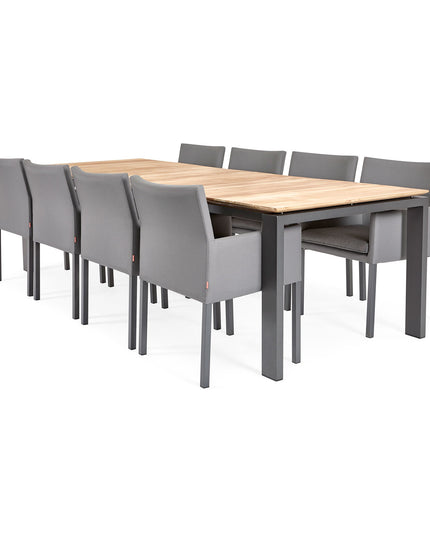 Savona Garden table | 280x100 cm | Mat Royal Gray