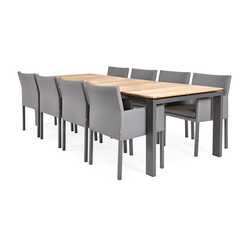 Savona Garden table | 280x100 cm | Mat Royal Gray
