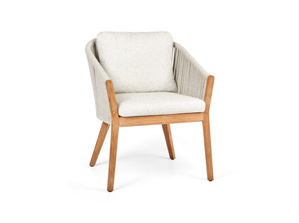 Senese garden chair | Teak Frame | Sand Rope/Natural Gravel | Fishbone
