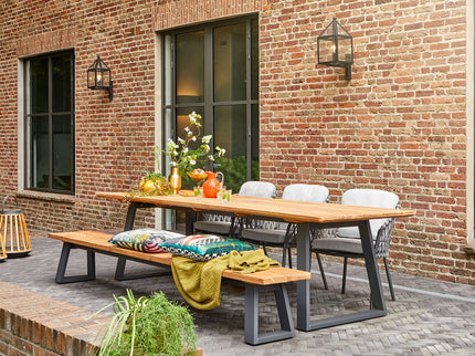 Tomar Tuint table | 3 sizes Mat Royal Gray
