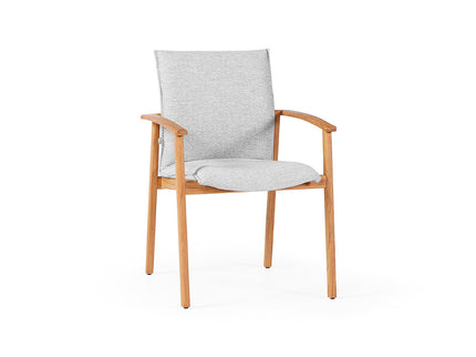 Florine garden chair Teak Frame | 5 dust colors available