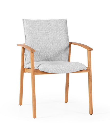 Florine garden chair Teak Frame | 5 dust colors available