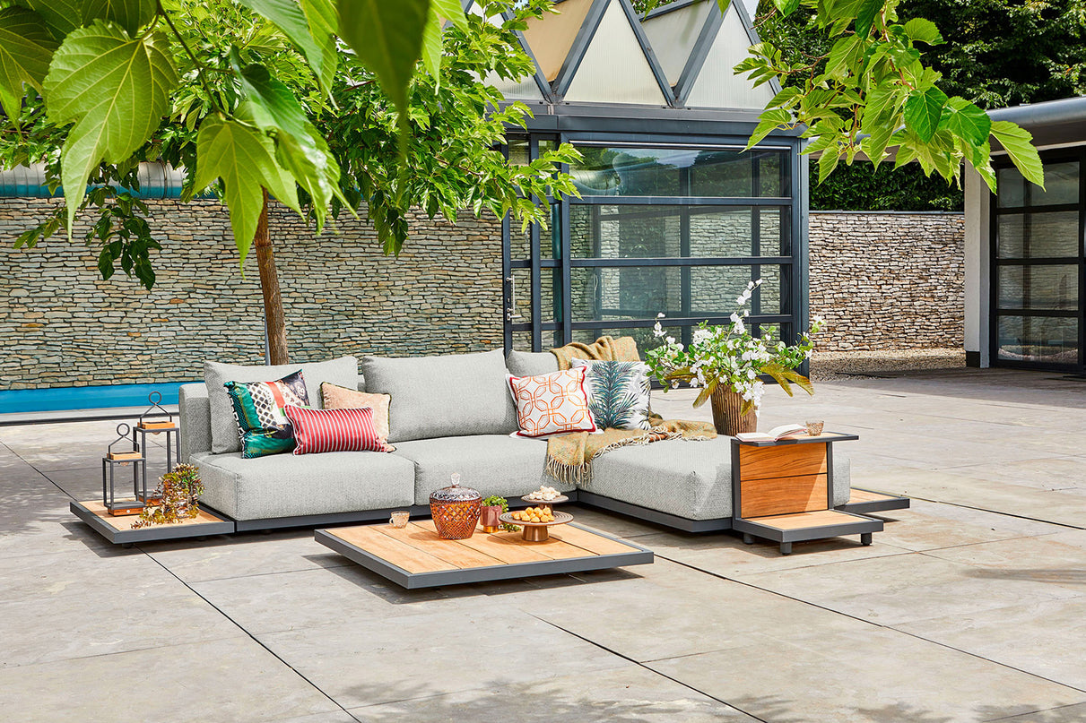Kota Lounge set | Setup 3 | 2-seater with chaisse longue