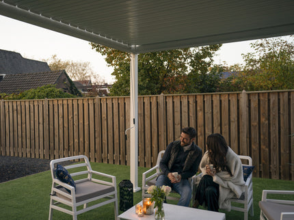 Rota | Terrace covering | Mat Gray | 360x600x250cm