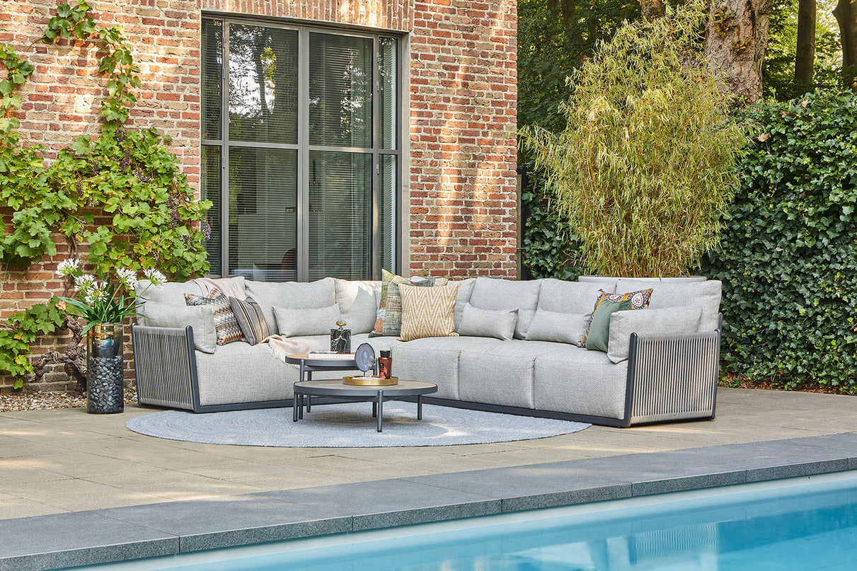 Lounge set Sorrento | Rope | All-Weather pillows