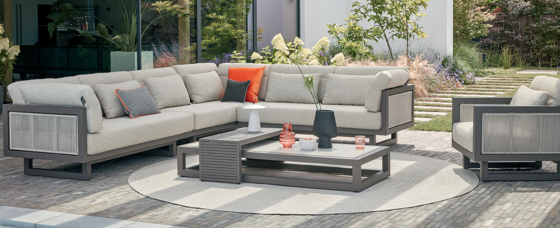 Santorini Lounge set | Available in fabric or rope