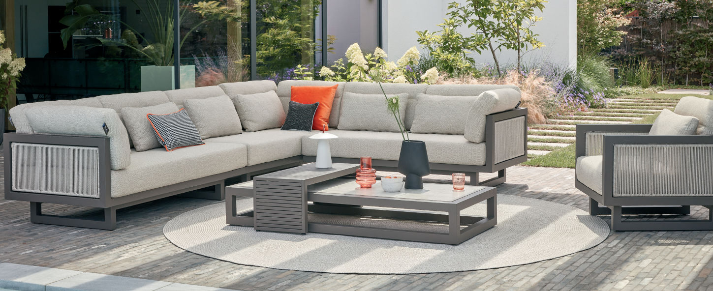 Santorini Lounge set | Available in fabric or rope