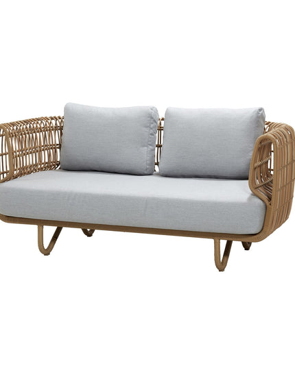 Nest | 2-seater lounge sofa Natural & White