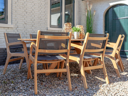 Norden Dining garden chair with textileen