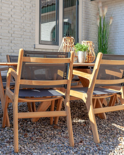 Norden Dining garden chair with textileen