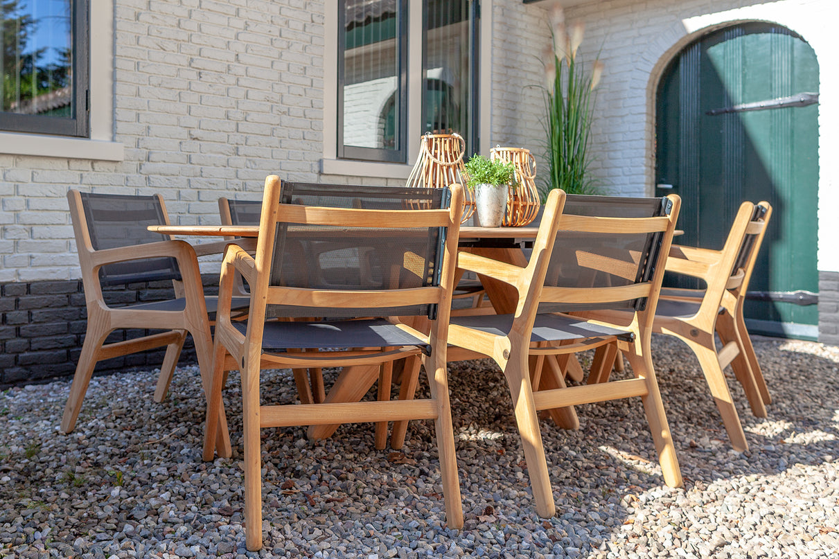 Norden Dining garden chair with textileen