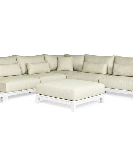 Evora Lounge set | aluminum Small corner setup Setup 1