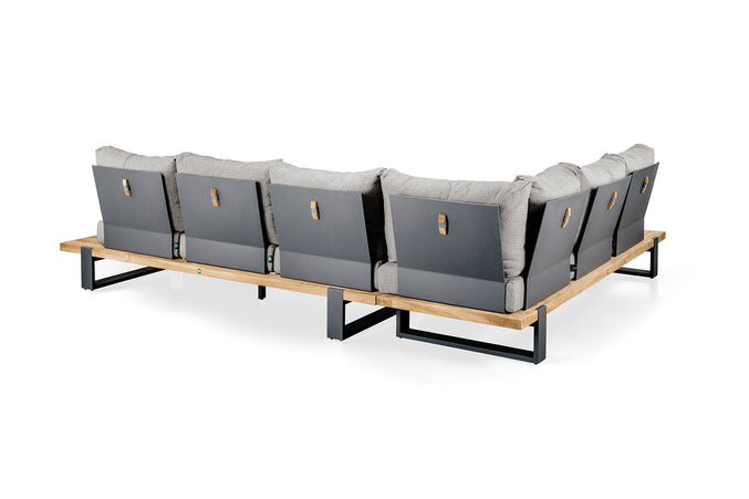 Nardo Lounge set | Mat Gray | Large corner arrangement