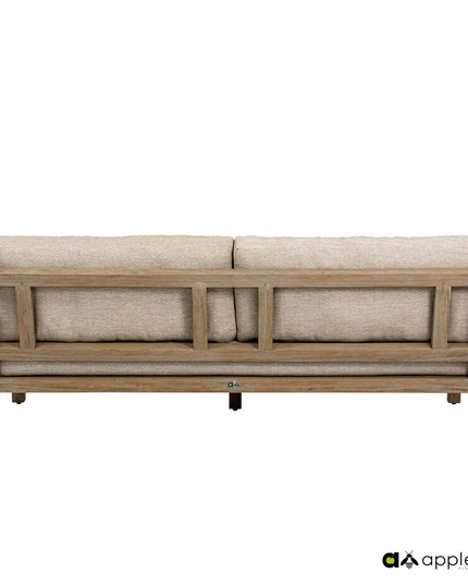 Olive lounge sofa coastal finish