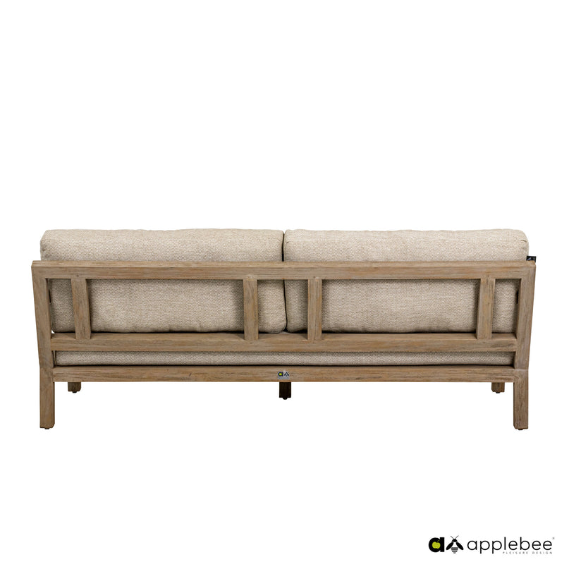 Olive lounge sofa coastal finish