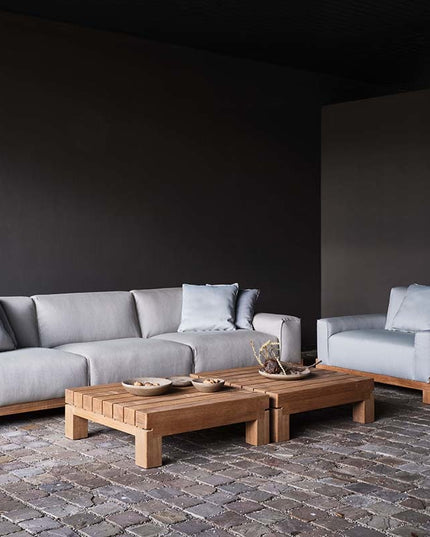 Bente Lounge sofa | 3-Seater with armrest | Piet Boon