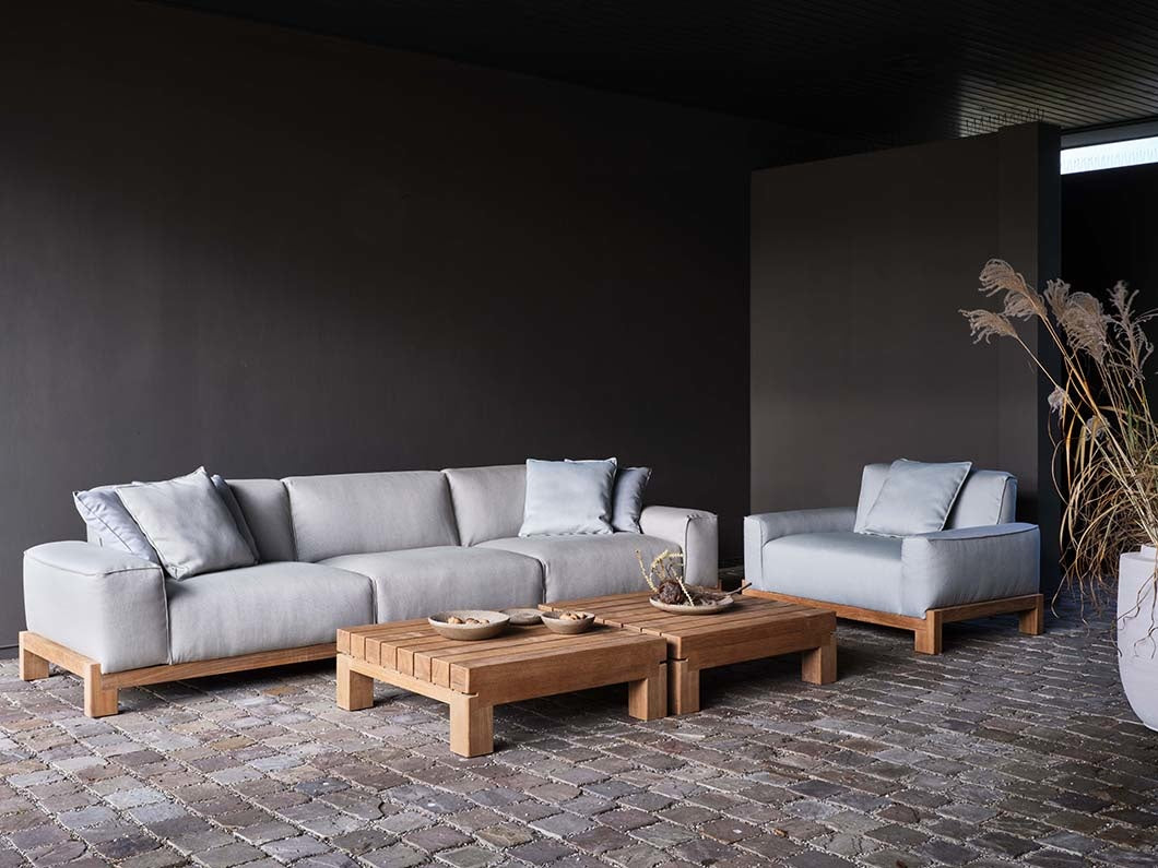 Bente Lounge sofa | 3-Seater with armrest | Piet Boon