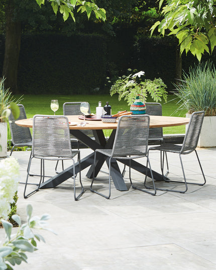 Madre Tuint table | 220 x 130 | Matte white