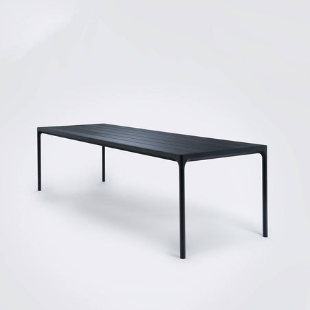 Four garden table | 4 different sizes Black aluminum
