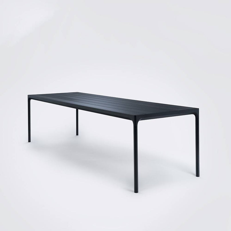 Four garden table | 4 different sizes Black aluminum