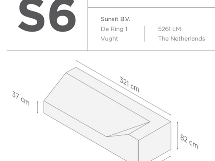 Suns | Protective cover for lounge sofa Gray | S6