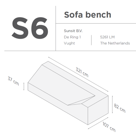 Suns | Protective cover for lounge sofa Gray | S6
