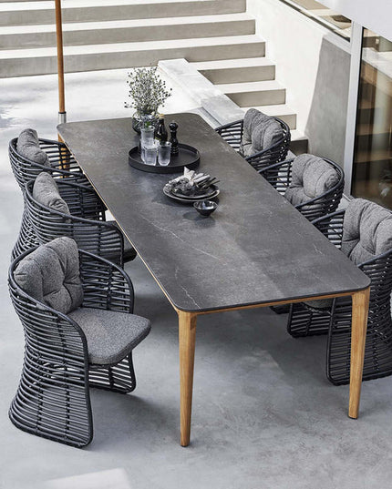 Aspect of garden table | 210 x 100 cm