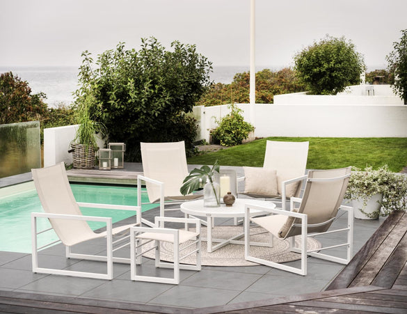Vevi lounge chair aluminum | Brafab