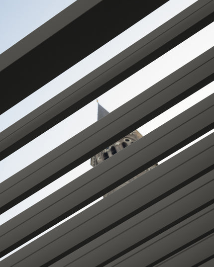 Rota | Terrace covering | Mat Gray | 360x530x250cm