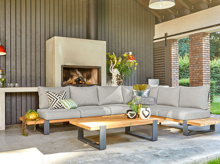 Nardo Lounge set | Mat Gray | Large corner arrangement