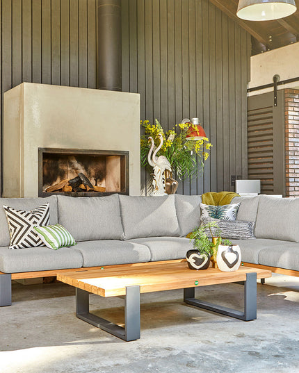 Nardo Lounge set | Mat Gray | Large corner arrangement