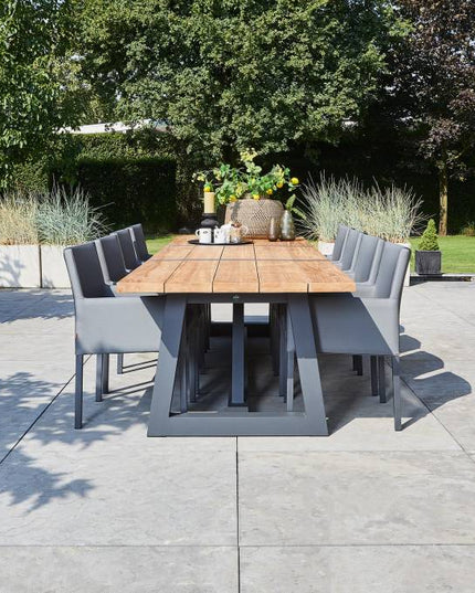 Ovada Garden table | 340 x 100 cm | Matt Royal Gray