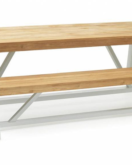 Trento Garden Bank | 220 cm | Matte white