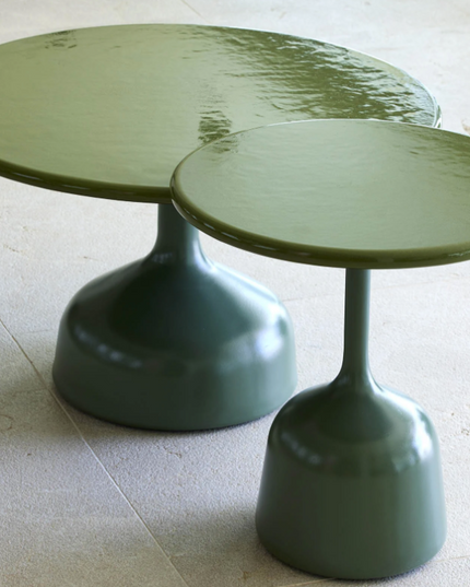 Glaze side table | Lava