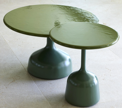 Glaze side table | Lava