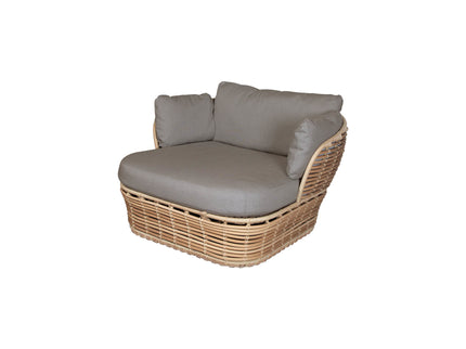 Basket lounge chair | 2 colors incl. pillows
