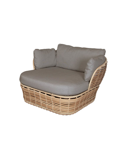 Basket lounge chair | 2 colors incl. pillows