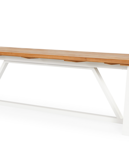Ovada Garden Bank | 280 cm | Matte white