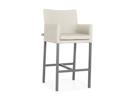 Antas bar chair | Natural cushion White or dark gray frame