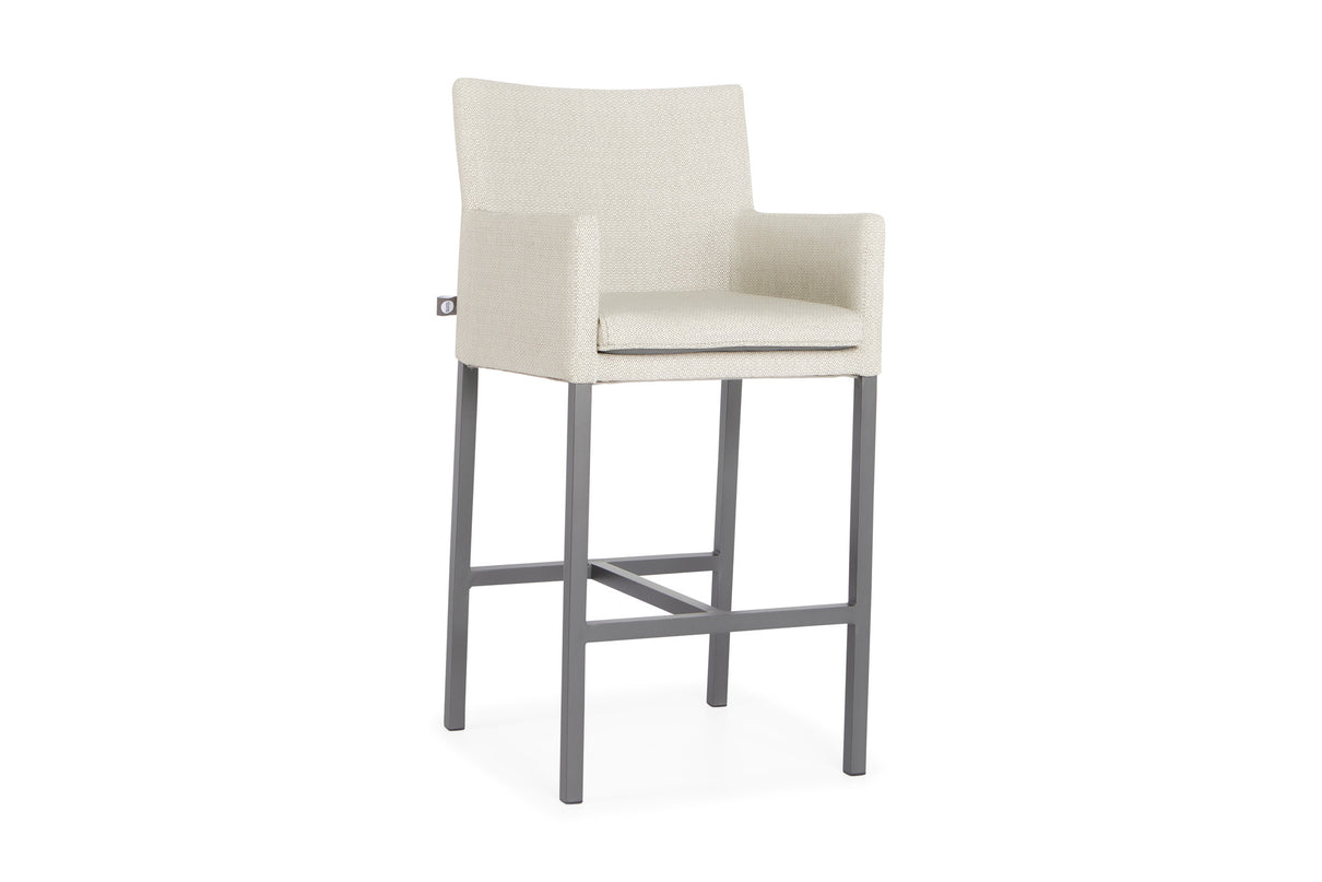 Antas bar chair | Natural cushion White or dark gray frame