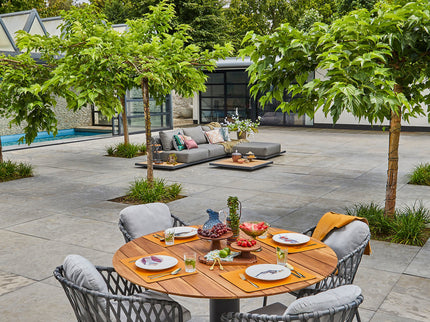 Grado Garden table | Mat White Frame