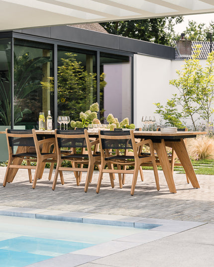 Norden Dining garden chair with textileen