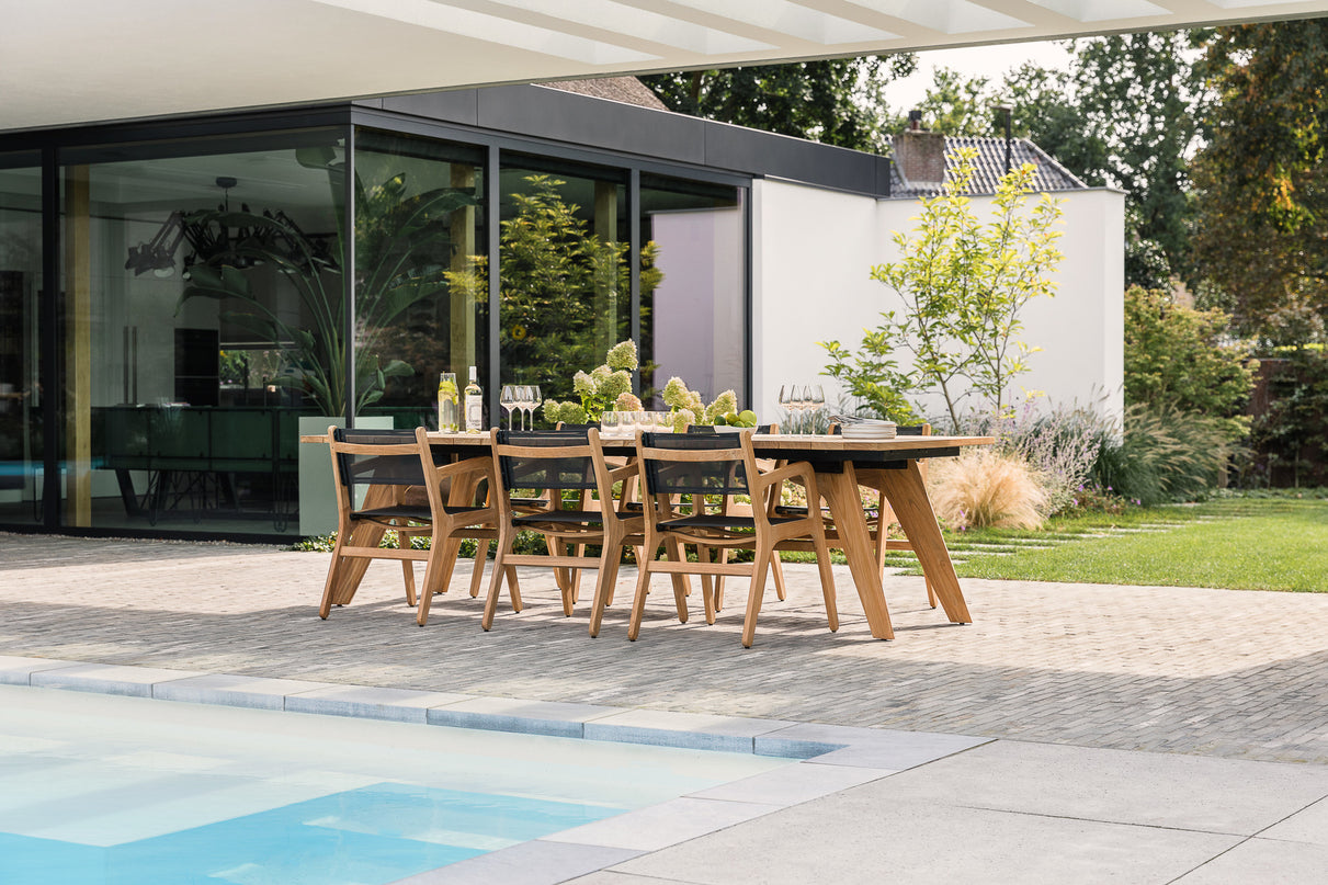 Norden Dining garden chair with textileen