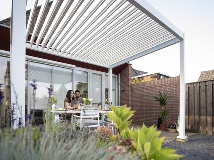 Rota | Terrace covering | Mat White | 360x360x250cm