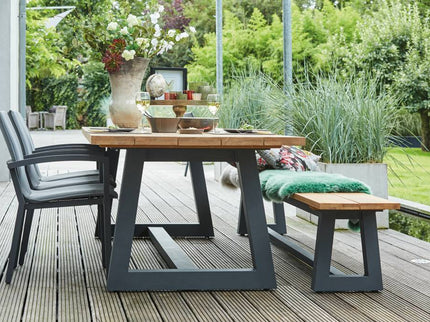 Ovada Garden Bank | 280 cm | Matt Royal Gray