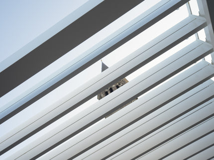 Rota | Terrace covering | Mat White | 360x720x250cm