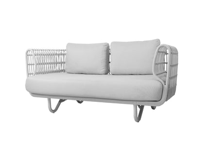 Nest | 2-seater lounge sofa Natural & White