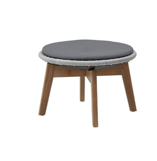 Peacock footstool